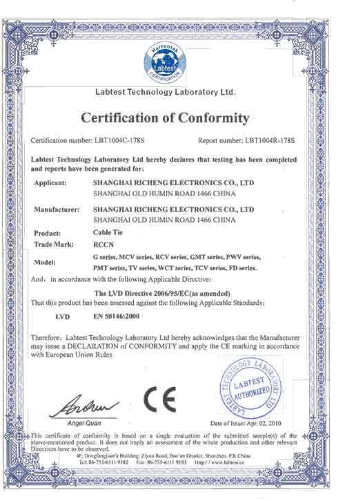 CE Nylon Cable Tie