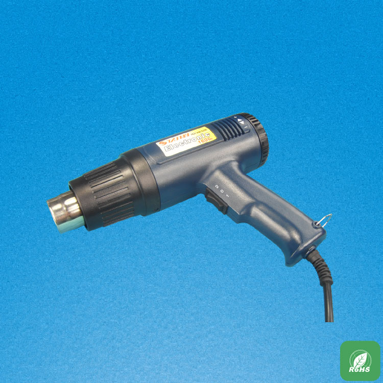 Pistola de aire caliente de tubo retráctil