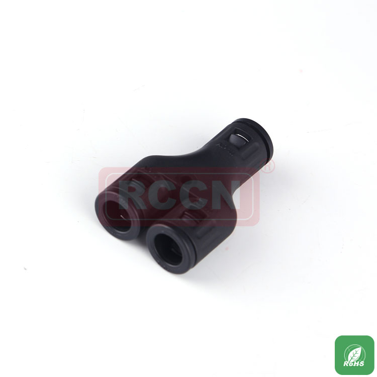 Conector de manguera de tres vías de nylon BGYN